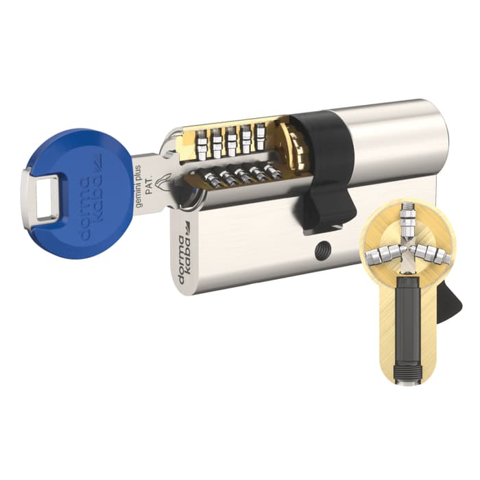 Lock cylinder dormakaba gemini plus