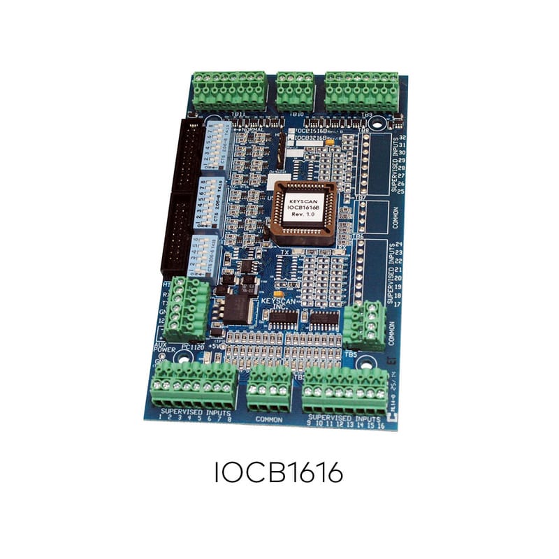 IOCB1616 Peripherals Controllers Keyscan EAD