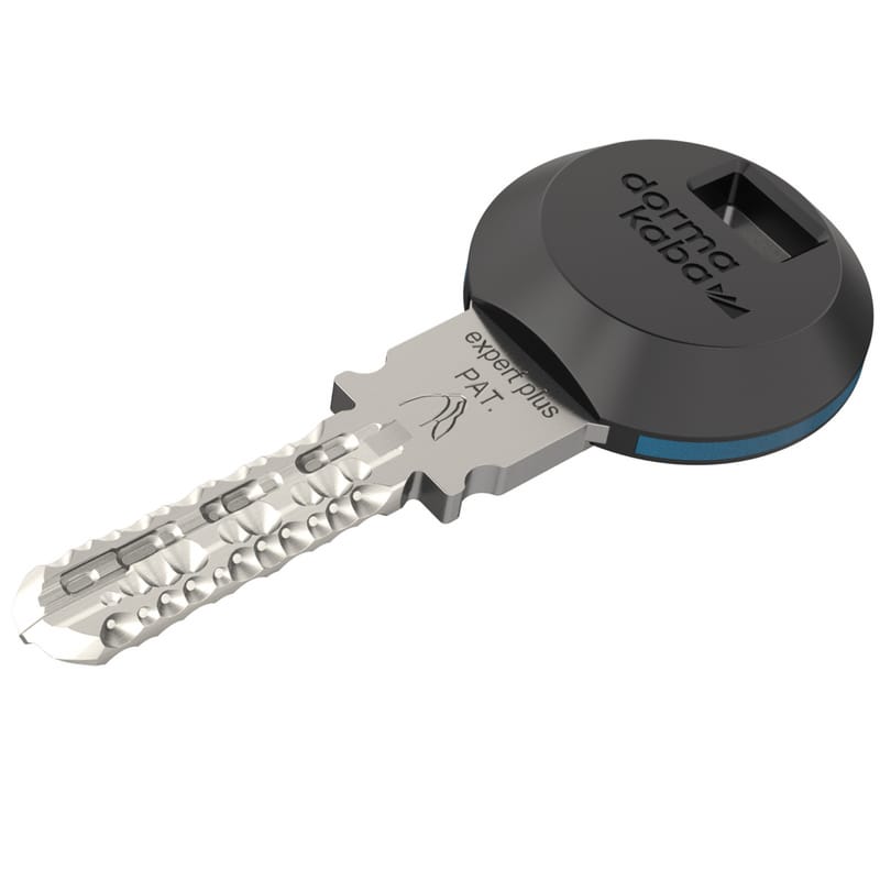 reversible smart key with RFID transponder