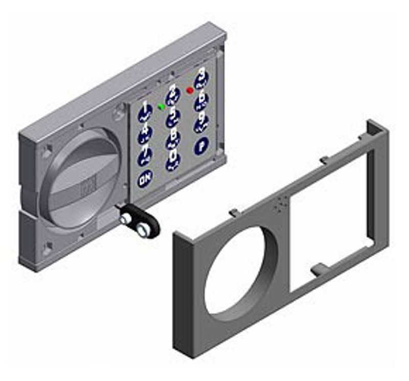 Safe Lock Code- Combi KL - Battery clip for emergency power supply