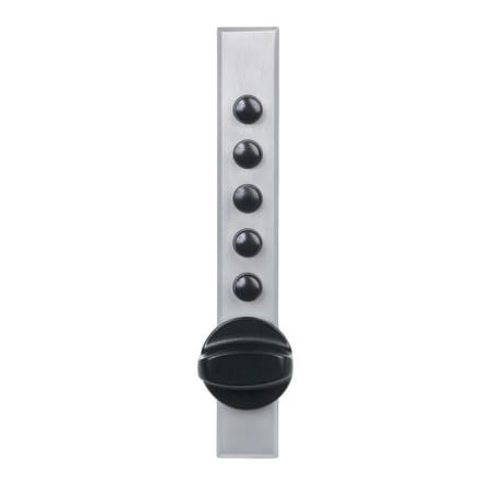 Simplex Pushbutton Mortise Lock w/ Lever 2-3/4 BS Comb. Entry-LFIC Schlage-DB-Lockout-Ext.  Comb. Change Bright Chrome - 5067SWL-026-41