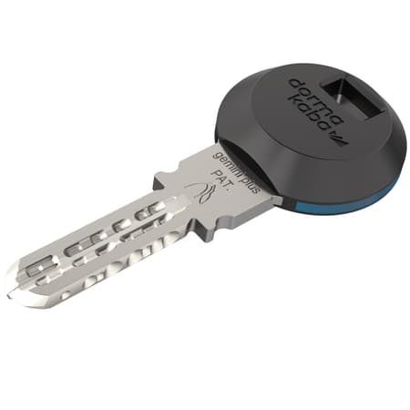Reversible key with RFID Transponder Clip - gemini plus